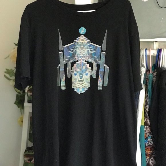 Size Xxl extra extra large tee t shirt rare tour band Color black Merch tee t sh